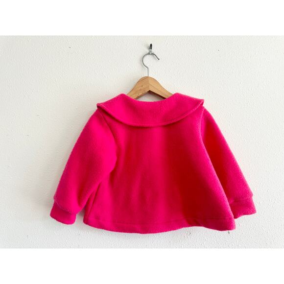 90’s/Y2K Baby Fleece Rosette Jacket 12 months - Picture 5 of 5